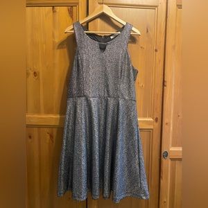 Metallic Silver and Black Ricki’s Dress